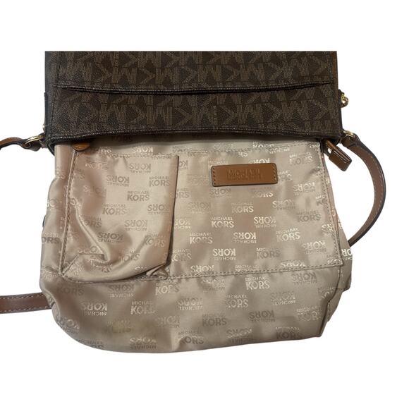 Michael Kors Jet Set Crossbody in Signature Logo Canvas - Picture 6 of 9